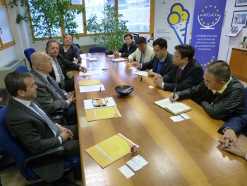 Mig Longarone 2015 delegazioni straniere in visita.