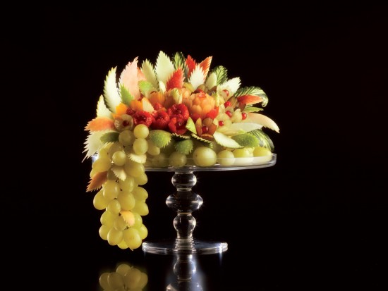 Idee per decorazioni di frutta scolpita di Beppo Tonon - Portale Gelato