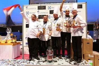 Francia la squadra vincitrice della sesta edizione della Coppa del mondo della gelateria.